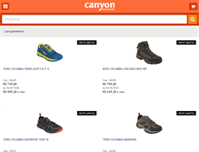 Tablet Screenshot of canyonadventure.com.br